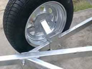 Spare wheel carrier bracket